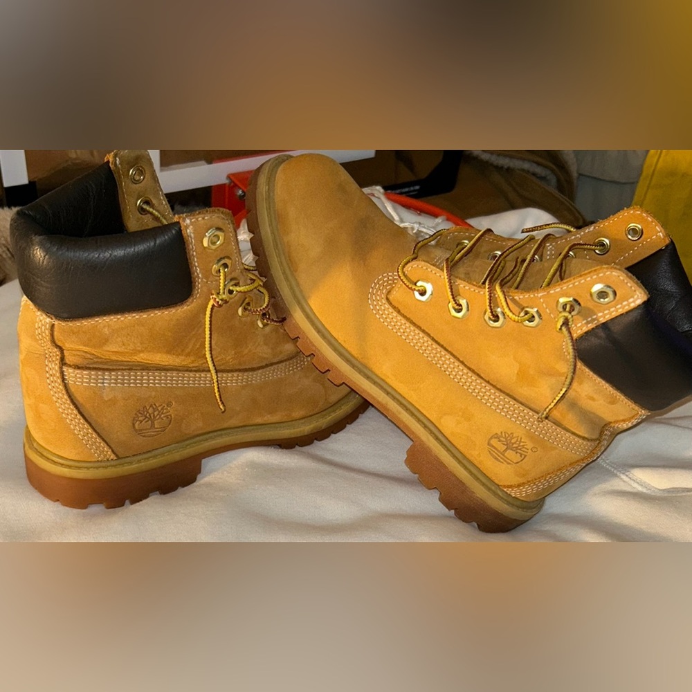 Timberland Tan Leather Boots